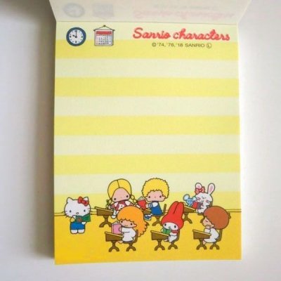 Photo2: Sanrio Characters Hello Kitty My Melody etc.. mini memo pad Brand New