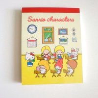 Sanrio Characters Hello Kitty My Melody etc.. mini memo pad Brand New