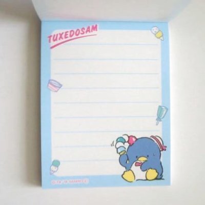 Photo2: Sanrio Tuxedosam mini memo pad Brand New