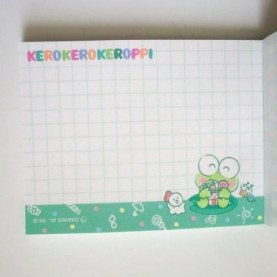 Photo3: Sanrio Kero Kero Keroppi mini memo pad Brand New