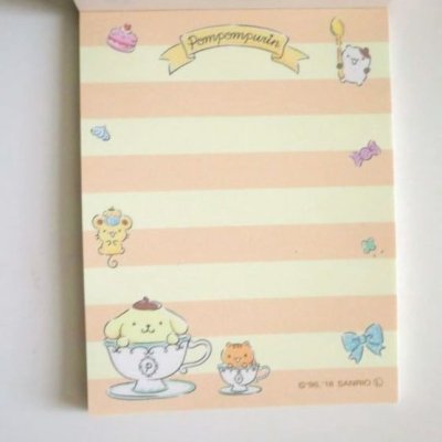 Photo3: Sanrio Pompompurin mini memo pad Brand New