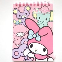 Sanrio My Melody ring memo pad pink Brand New