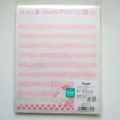 Photo2: Sanrio pom pom purin Letter Set Brand New 