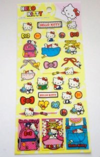 Sanrio Hello Kitty Vinyl Stickers Ribbon New