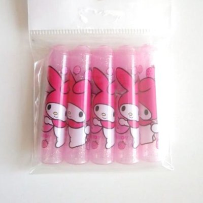 Photo1: Sanrio My Melody Pencil Caps Pink Strawberry Brand New