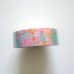 Photo2: Decorative Craft Washi Masking Tape Sticker pink swallow shibori pattern New (2)