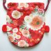 Photo2: Japan Chirimen Crape Works Goldfish kingyo Pouch Kimono red New (2)