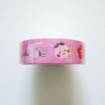 Photo2: Decorative Craft Washi Masking Tape Sticker pink Mt.Fuji Ume Daruma etc...New