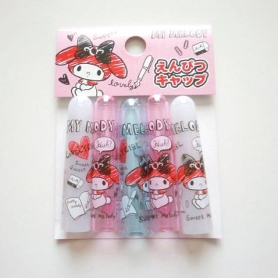 Photo1: Sanrio My Melody Pencil Caps Study Brand New