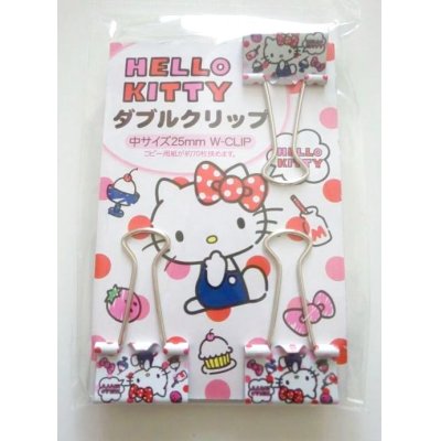 Photo1: Sanrio Hello Kitty W Clip Brand New