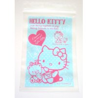 Sanrio Hello Kitty Plastic Ziplock Bags 15 pcs S Blue New