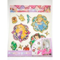 Disney Princess stained glass style sticker Brand New