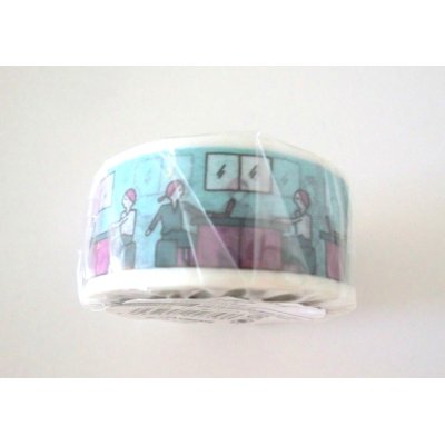 Photo2: Decorative Craft Washi Masking Tape Sticker Office workers Brand New