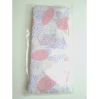 Tenugui Cotton Hand Cloth umbrella gauze pink purple 100% Cotton Brand-New