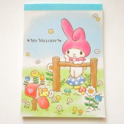 Photo1: Sanrio My Melody Memo Pad park Brand New