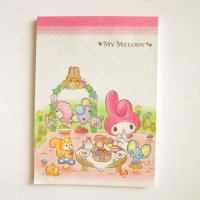 Sanrio My Melody Memo Pad picnic Brand New