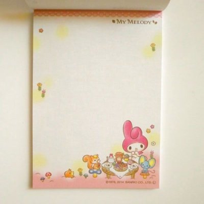 Photo2: Sanrio My Melody Memo Pad picnic Brand New