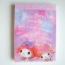 Photo1: Sanrio My Melody Mini Memo Pad pink purple Brand New (1)