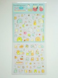 San-X Sumikko Gurashi index notebook planner etc.. vinyl Stickers Blue New 