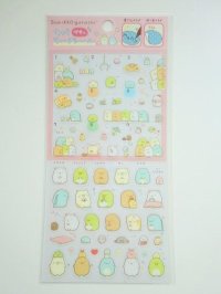 San-X Sumikko Gurashi index notebook planner etc.. vinyl Stickers pink New 