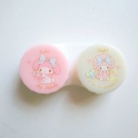 Sanrio My Melody Contact Lens Case pink white Brand New