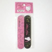 Sanrio Hello Kitty Nail File Buffer Set Pink Black Brand-New