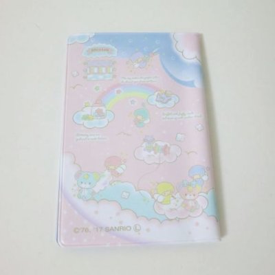 Photo2: Sanrio Little Twin Stars Kiki & Lala Card Case sky New 