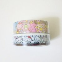 Sanrio Hello Kitty elephant pink Scotch Tape sellotape 2 pcs set Brand New