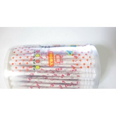 Photo2: Sanrio Hello Kitty cotton swab ear bud q-tip 100 pcs set Brand New