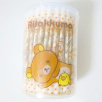 San-X Rilakkuma cotton swab ear bud q-tip 100 pcs set Brand New