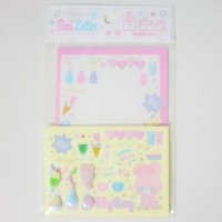 Mini petite writing paper set bunny rabbit lovely Brand New