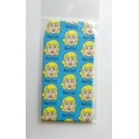 Blonde Woman mini envelopes blue Brand New