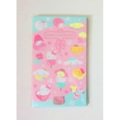 Photo1: Sanrio Characters Hello Kitty My Melody etc... mini envelopes pink Brand New