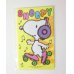 Photo1: Peanuts Snoopy mini envelopes roller skate yellow Brand New (1)