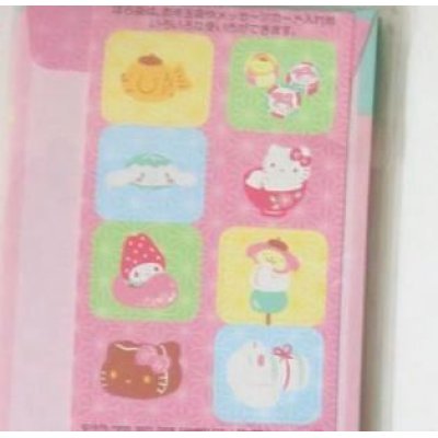 Photo2: Sanrio Characters Hello Kitty My Melody etc... mini envelopes pink Brand New