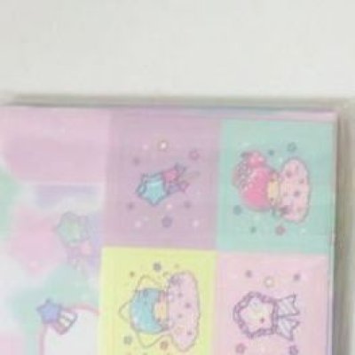 Photo2: Sanrio Little Twin Stars Kiki & Lala mini envelopes Brand New