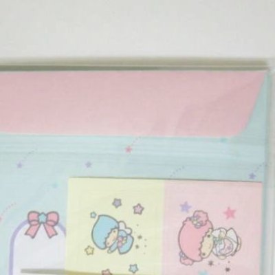 Photo2: Sanrio Little Twin Stars Kiki & Lala mini envelopes Brand New