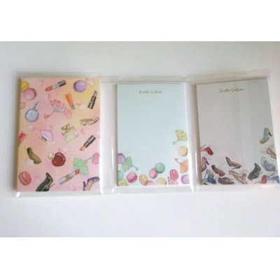 Photo2: Memo Pad set Book makeup sweets lovely Brand-New