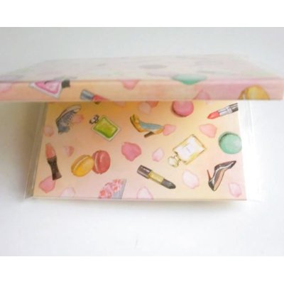 Photo4: Memo Pad set Book makeup sweets lovely Brand-New