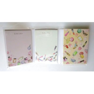 Photo3: Memo Pad set Book makeup sweets lovely Brand-New