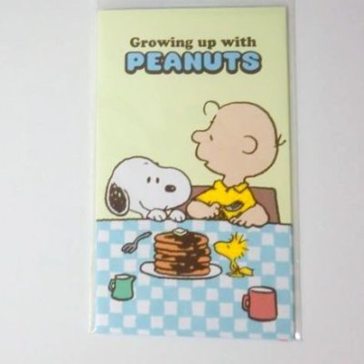 Photo1: Peanuts Snoopy mini envelopes Charlie Brown Pancake Brand New