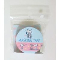 Peanuts Snoopy Decorative Craft Washi Masking Tape Sticker pink New