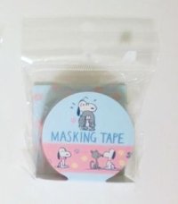 Peanuts Snoopy Decorative Craft Washi Masking Tape Sticker pink New