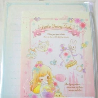 Photo2: Mini petite writing paper set Beauty Rose lovely Brand New