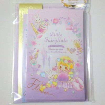 Photo1: Mini petite writing paper set Dreamy Flowers lovely Brand New