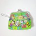 Photo2: Peanuts Snoopy Charlie Brown & Friends Mini Coin Vinyl Purse Pouch Pink Green Brand New (2)