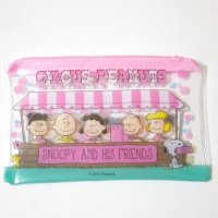 Peanuts Snoopy Charlie Brown Friends Mini Coin Purse Petite Vinyl Pouch Pink Brand New