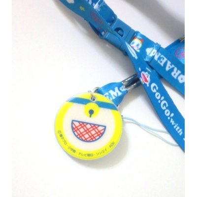 Photo3: Doraemon Dorami Name ID Card Holder Neck Strap lanyard Blue New