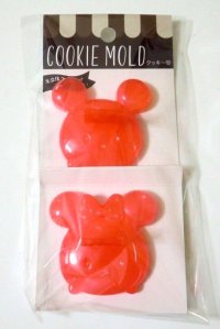 Disney Tsum Tsum Mickey Minnie Mouse Cookie Cutter Mold set 3D Brand New