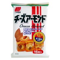 Sanko Seika Cheese Almond Senbei Rice Cracker New